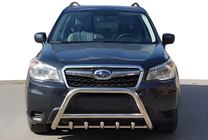 Subaru Forester 2013–2018 Predný ochranný rám WT003 (nerez) fotografia 3