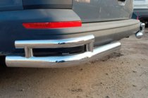 Volkswagen T6 2015–2024 Zadné rohové diely AK003-Double (2 ks, nerez) fotografia 1