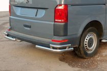 Volkswagen T6 2015–2024 Zadné rohové diely AK003-Double (2 ks, nerez) fotografia 2