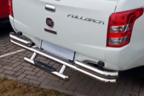 Fiat Fullback 2016– Zadný ochranný rám AK-Special (nerez) fotografia 1