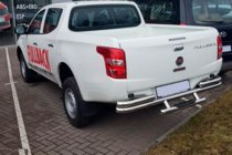 Fiat Fullback 2016– Zadný ochranný rám AK-Special (nerez) fotografia 2