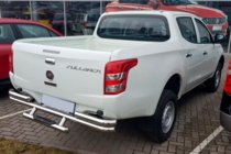 Fiat Fullback 2016– Zadný ochranný rám AK-Special (nerez) fotografia 4