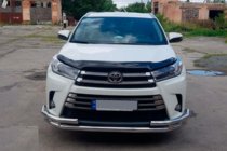 Toyota Highlander 2013–2019 Predný ochranný rám ST-Special (nerez) fotografia 6