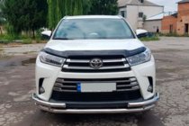 Toyota Highlander 2013–2019 Predný ochranný rám ST-Special (nerez) fotografia 3