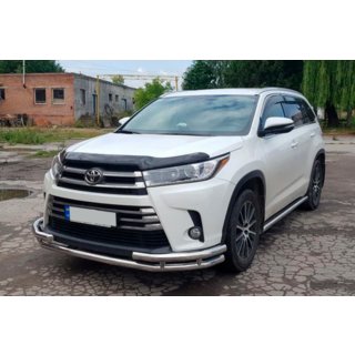 Predný ochranný rám ST-Special (nerez) Toyota Highlander 2013–2019 fotografia 2