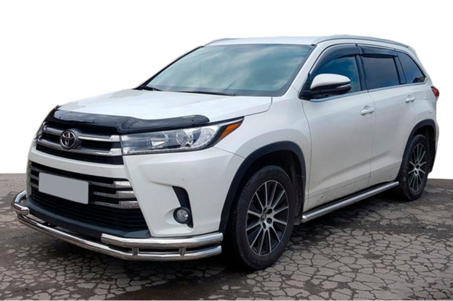 Toyota Highlander 2013–2019 Predný ochranný rám ST-Special (nerez) Image