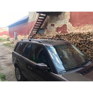 Hliníkové strešné lyžiny (čierne) Range Rover III L322 2002–2012 fotografia 3