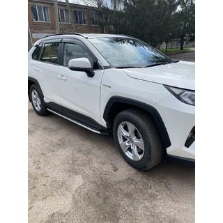 Bočné nášľapy OEM V1A (2 ks, hliník) Toyota Rav 4 2019–2025 fotografia 4