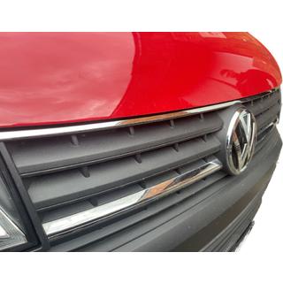 Nerezová chrómová lišta na hornú časť masky 2015-2019 (1 ks) Volkswagen T6 2015–2024 fotografia 4