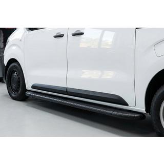 Bočné nášľapy Bosphorus Black (2 ks, hliník) Opel Vivaro 2019– fotografia 1