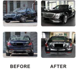 Mercedes S-class W222 2013–2022 Kompletný bodykit pre Maybach (2018-2022, bez svetiel) fotografia 5