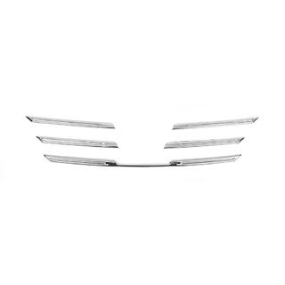 Chrómové lišty na mriežku chladiča 2016-2021 (5 ks, nerez) Renault Megane IV 2016–2025 fotografia 3