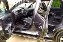 Mitsubishi Outlander 2006–2012 Bočné nášľapy Bosphorus Grey (2 ks, hliník) fotografia 6