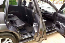 Mitsubishi Outlander 2006–2012 Bočné nášľapy Bosphorus Grey (2 ks, hliník) fotografia 7
