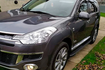 Mitsubishi Outlander 2006–2012 Bočné nášľapy Bosphorus Grey (2 ks, hliník) fotografia 2