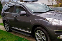 Mitsubishi Outlander 2006–2012 Bočné nášľapy Bosphorus Grey (2 ks, hliník) fotografia 1