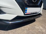 Nissan Qashqai 2014–2021 Nerezová ochranná lišta na predný nárazník (2017↗︎) OmsaLine – talianska nehrdzavejúca oceľ fotografia 3