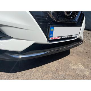Nerezová ochranná lišta na predný nárazník (2017↗︎) Nissan Qashqai 2014–2021 fotografia 3