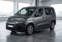 Citroen Berlingo/Multispace 2018– Bočné nášľapy Allmond Black (2 ks, hliník) fotografia 1