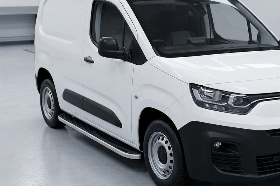 Peugeot Partner/Rifter 2019– Bočné prahy Tayga Grey (2 ks, hliník) Image