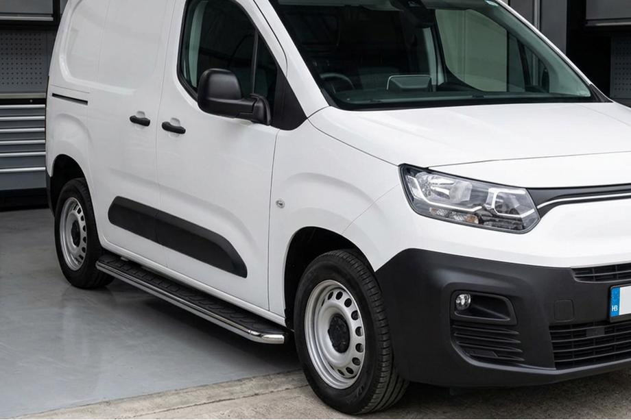Peugeot Partner/Rifter 2019– Bočné nášľapy Maydos V1 (2 ks, hliník / nerez) Image