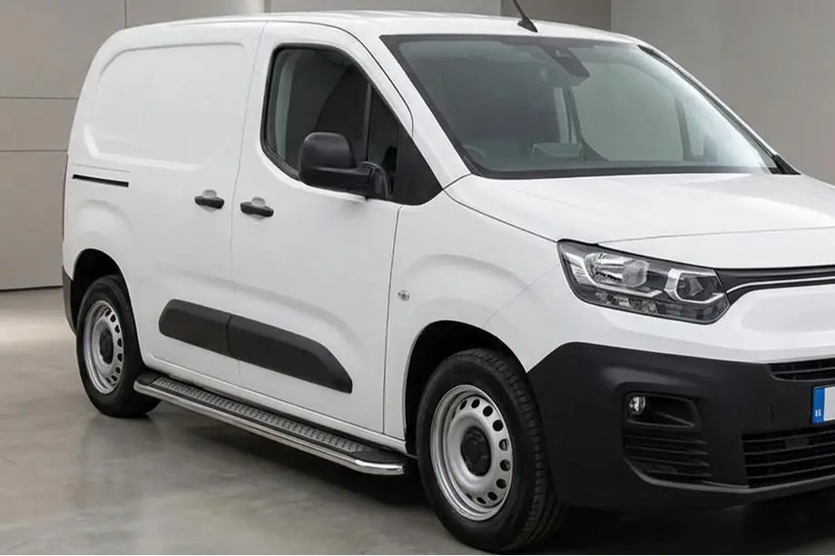 Peugeot Partner/Rifter 2019– Bočné nášľapy Maydos V2 (2 ks, hliník/nehrdzavejúca oceľ) Image