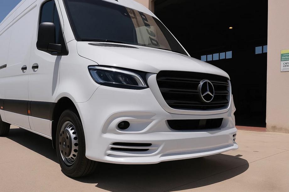 Mercedes Sprinter W907/W910 2018– Nadstavec predného nárazníka V3 (na lakovanie) Image
