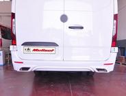 Mercedes Sprinter W907/W910 2018– Kryt zadného nárazníka (na lakovanie) fotografia 3