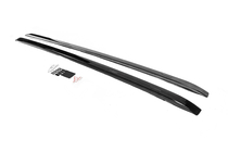 Toyota Land Cruiser 200 2007–2021 Čierne strešné lyžiny 2008-2015 (dizajn Lexus 2018, 2 ks) fotografia 1