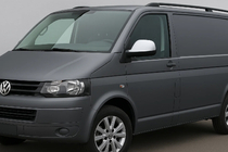 Volkswagen T5 2010–2015 Kryty spätných zrkadiel (2 ks, matná sivá) fotografia 1