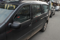 Renault Logan MCV 2005–2013 Vonkajšie okenné lišty (4 ks, nerez) Carmos - turecká oceľ fotografia 3