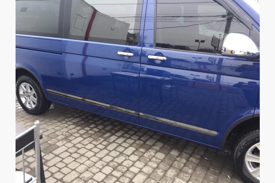 Volkswagen T6 2015–2024 Dverové lišty (nerez, čierny chróm) Image