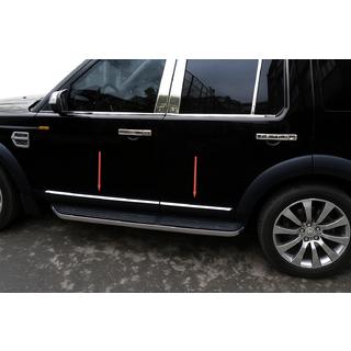 OmsaLine bočné lišty dverí (4 ks, nerez) Land Rover Discovery IV 2009–2017 fotografia 1