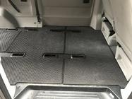 Volkswagen T5 2010–2015 Podlahové rohože EVA V1 (dlhá verzia, kompletný set do celého interiéru, čierne) fotografia 5