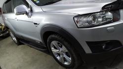 Chevrolet Captiva 2006–2019 Bočné nášľapy Bosphorus Grey (2 ks, hliník) fotografia 2