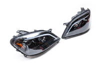 Mercedes ML W164 2005–2011 Predné svetlomety s LED prvkom (2005-2008, 2 ks, tmavé) fotografia 5