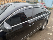 Volkswagen Passat B7 2012–2015 Okenné deflektory s chrómovou lištou SD (EU, 4 ks, Niken) fotografia 3