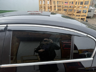 Volkswagen Passat B7 2012–2015 Okenné deflektory s chrómovou lištou SD (EU, 4 ks, Niken) fotografia 2