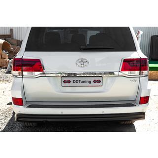 Chrómové kryty zadných svetiel (2015+, 4-dielne, plastové) Toyota Land Cruiser 200 2007–2021 fotografia 2