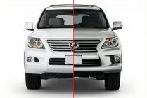 Lexus LX570/450d 2008–2022 Facelift prestavbový kit 2008-2012 na 2012-2016 Standart fotografia 1