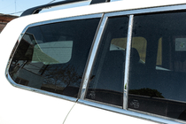 Toyota Land Cruiser 200 2007–2021 Kompletné lišty okien a stĺpikov (nerez) fotografia 12