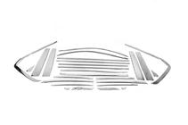 Lexus LX570/450d 2008–2022 Kompletné lišty okien a stĺpikov (nerez) fotografia 4