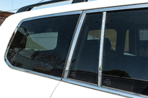 Lexus LX570/450d 2008–2022 Kompletné lišty okien a stĺpikov (nerez) fotografia 6