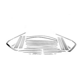 Kompletné lišty okien a stĺpikov (nerez) Lexus LX570/450d 2008–2022 fotografia 4