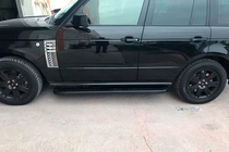 Range Rover III L322 2002–2012 Bočné prahy Tayga Black (2 ks, hliník) fotografia 5