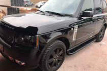 Range Rover III L322 2002–2012 Bočné prahy Tayga Black (2 ks, hliník) fotografia 2