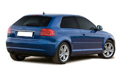 Audi A3 2003–2012 Zadná lišta (nerez) fotografia 1