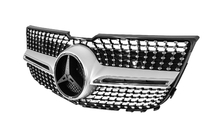 Mercedes GLK class X204 2008–2015 Predná maska chladiča Diamond Silver (2013-2015) fotografia 6