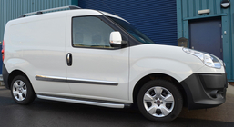Fiat Doblo II 2010–2022 Nerezové lišty na dvere (4 ks) OmsaLine – talianska nehrdzavejúca oceľ fotografia 7