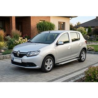 Bočné nášľapy Allmond Grey (2 ks, hliník) Renault Sandero 2013–2022 fotografia 1
